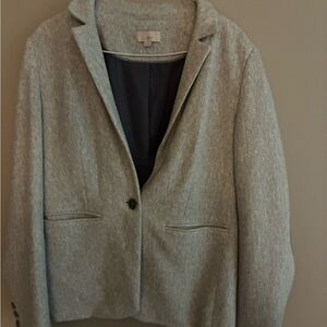 LOFT Women's Heather Gray Blazer